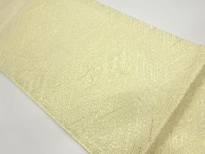 佐賀錦松皮菱に菱模様織出し全通袋帯